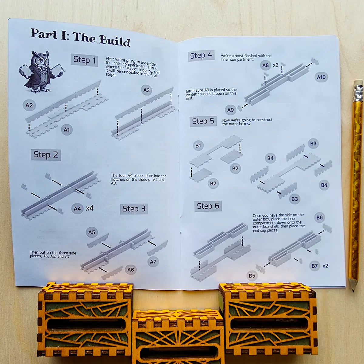 Zig-Zag Pencil Box